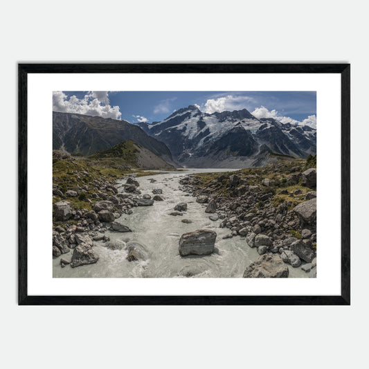 Hooker Valley by Hugh Benson, High Quality Framed Photographic Print