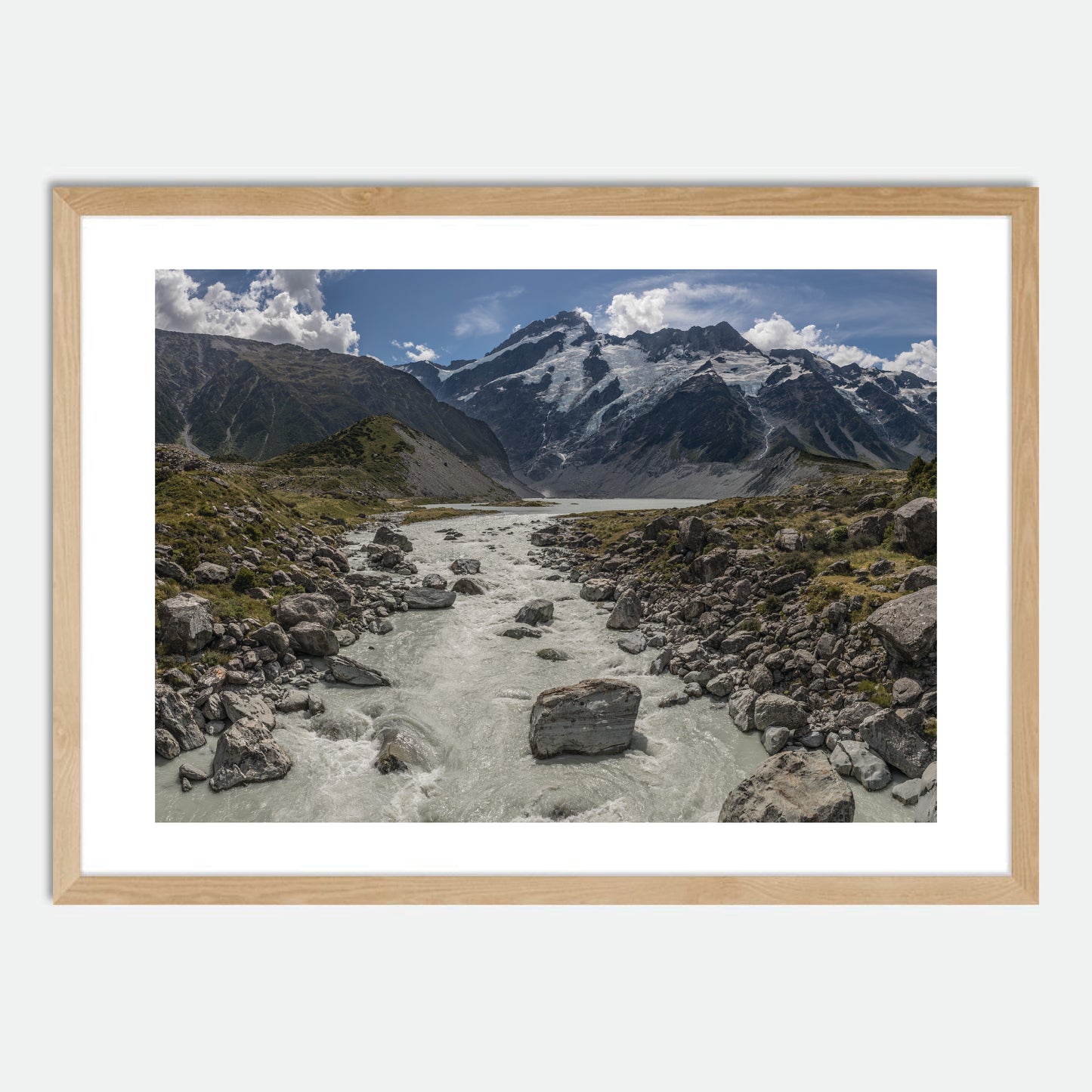 Hooker Valley by Hugh Benson, High Quality Framed Photographic Print