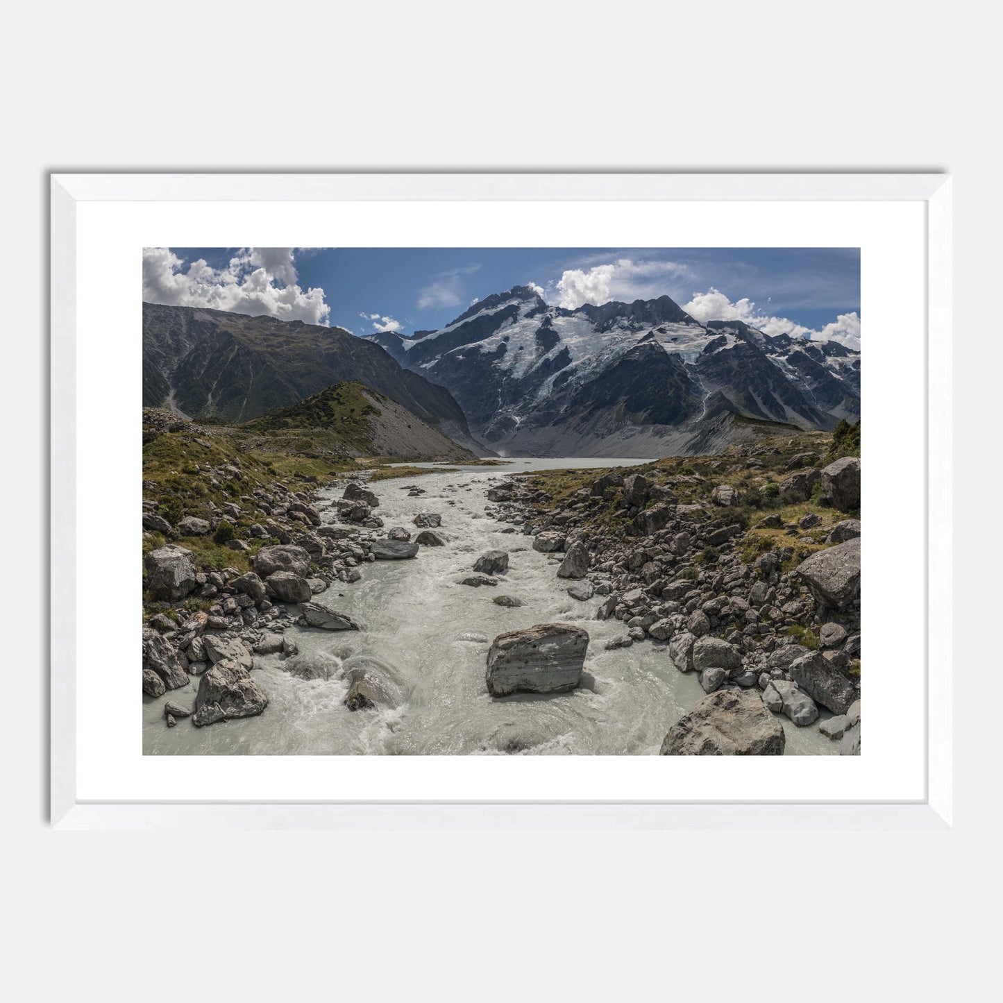 Hooker Valley by Hugh Benson, High Quality Framed Photographic Print