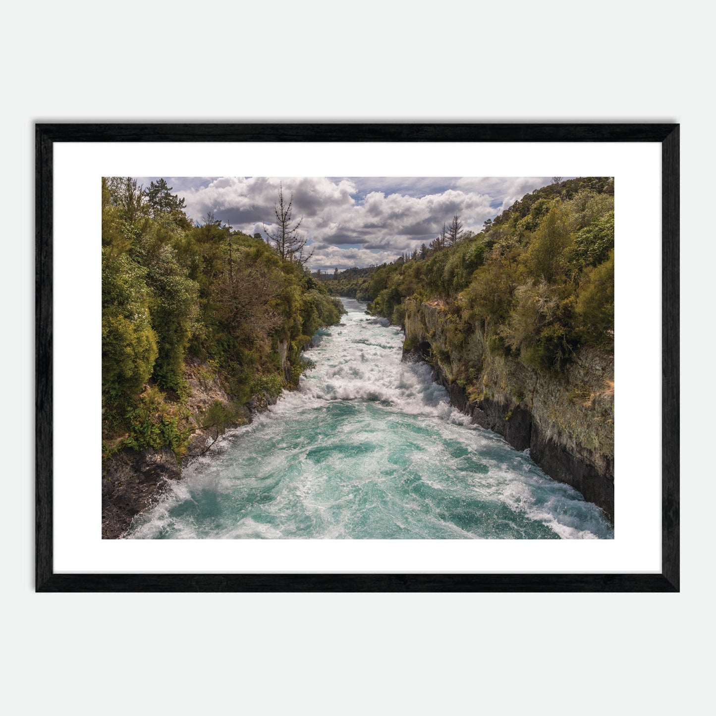 Huka Falls by Hugh Benson, High Quality Framed Photographic Print