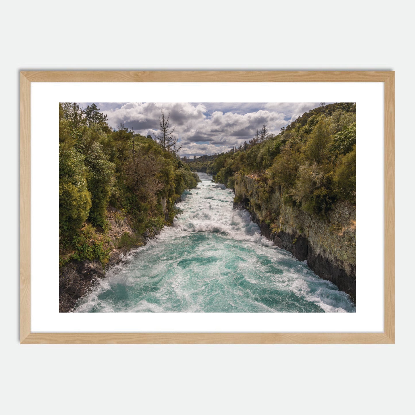 Huka Falls by Hugh Benson, High Quality Framed Photographic Print