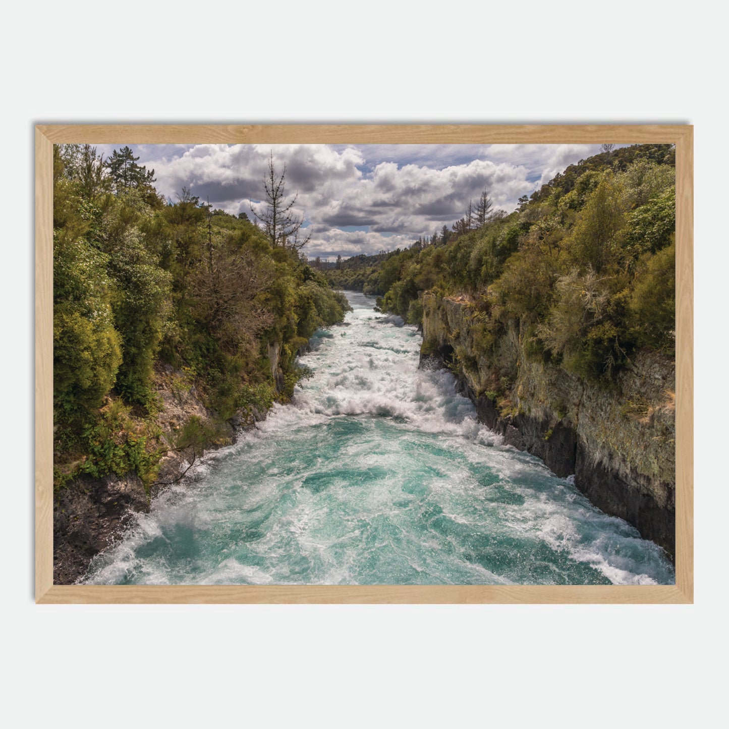Huka Falls by Hugh Benson, High Quality Framed Photographic Print