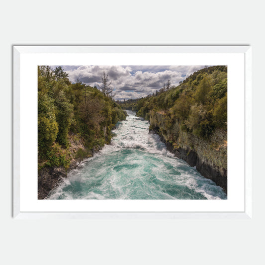 Huka Falls by Hugh Benson, High Quality Framed Photographic Print