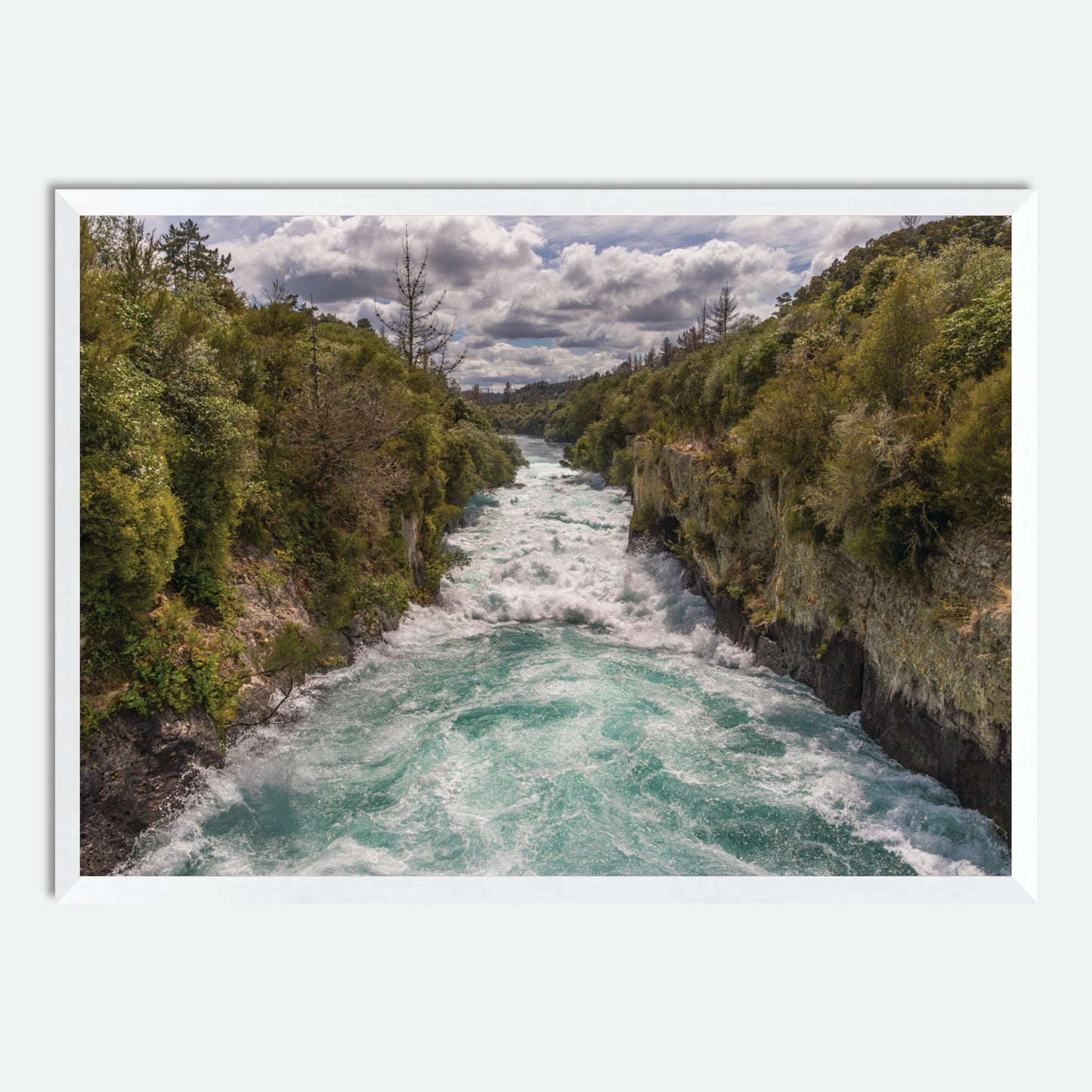 Huka Falls by Hugh Benson, High Quality Framed Photographic Print