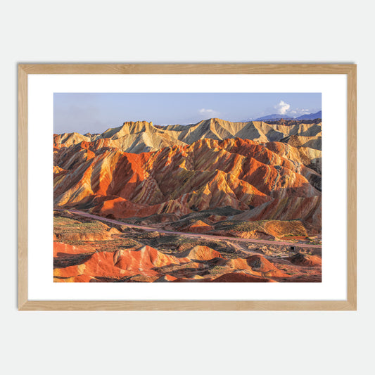 Rainbow Mountains by Hugh Benson, High Quality Framed Photographic Print