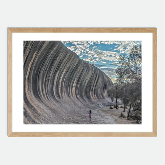 Wave Rock by Hugh Benson, High Quality Framed Photographic Print