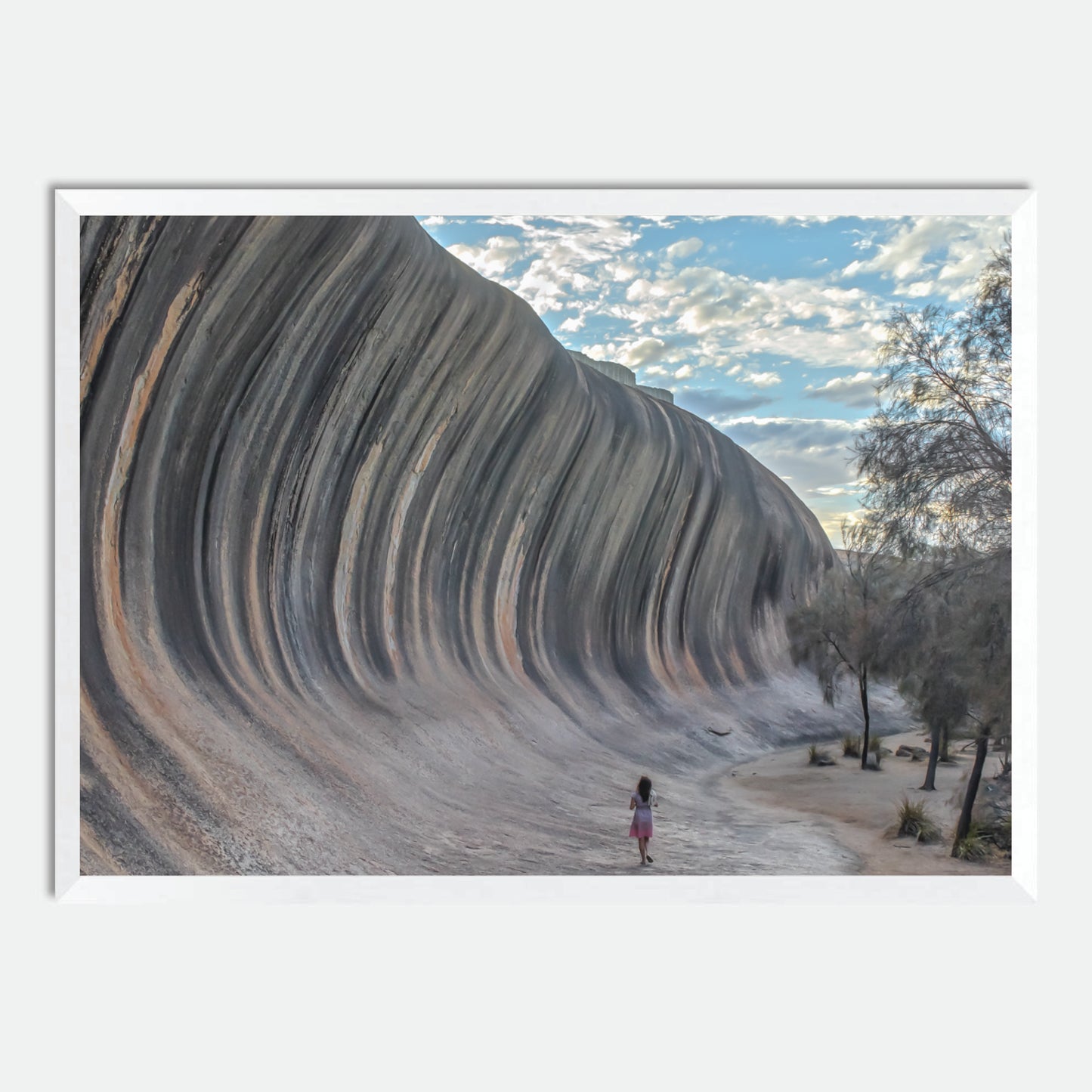 Wave Rock by Hugh Benson, High Quality Framed Photographic Print
