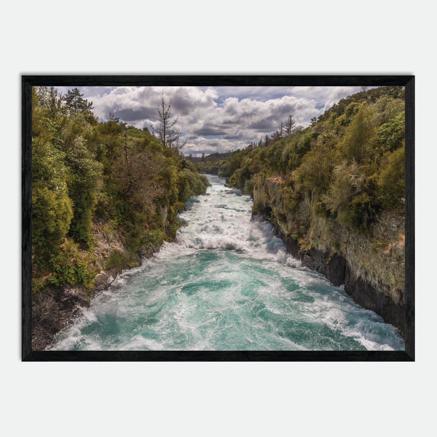 Huka Falls by Hugh Benson, High Quality Framed Photographic Print