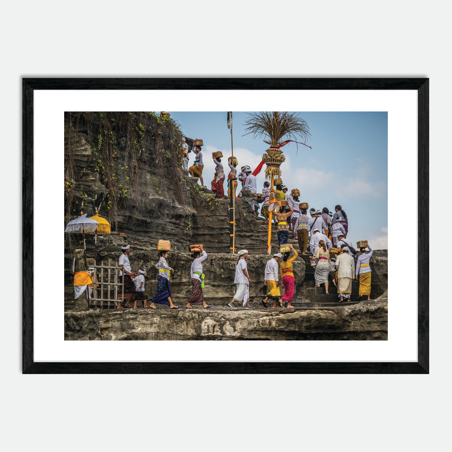 Tanah Lot Temple by Hugh Benson, High Quality Framed Photographic Print