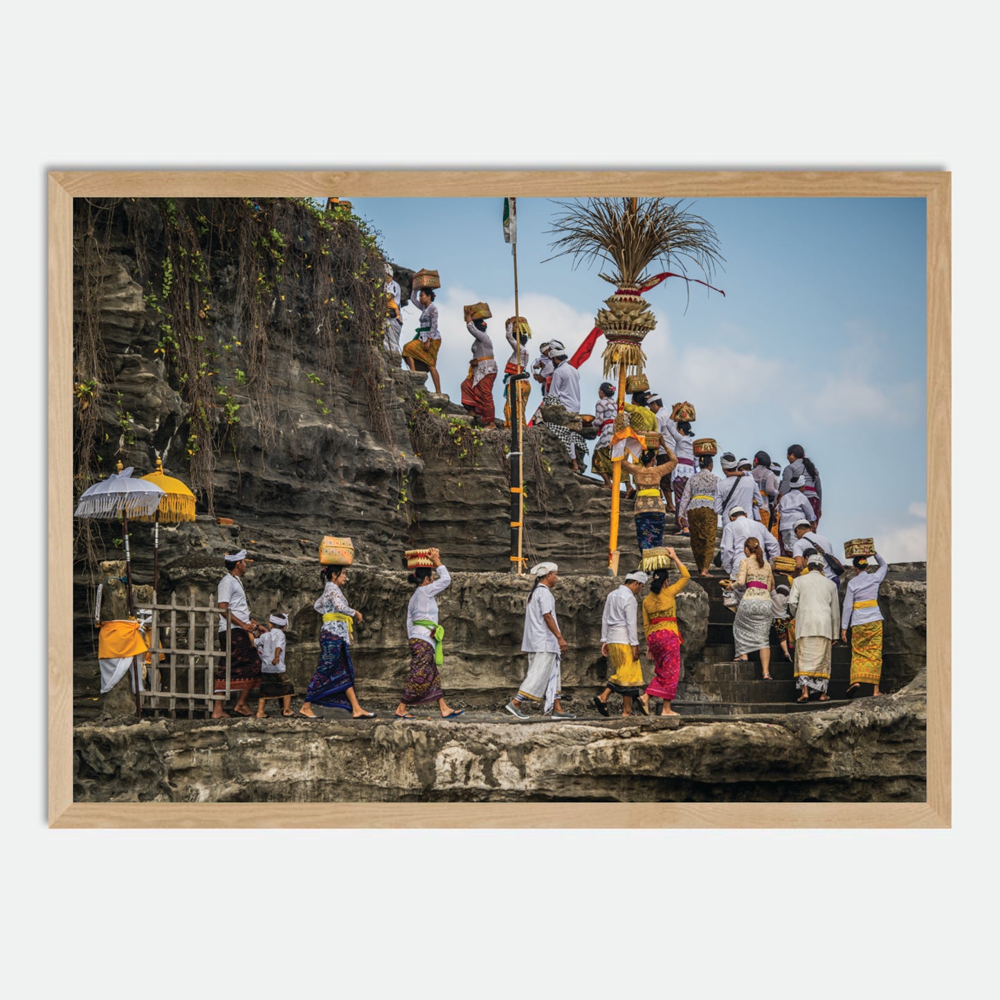 Tanah Lot Temple by Hugh Benson, High Quality Framed Photographic Print