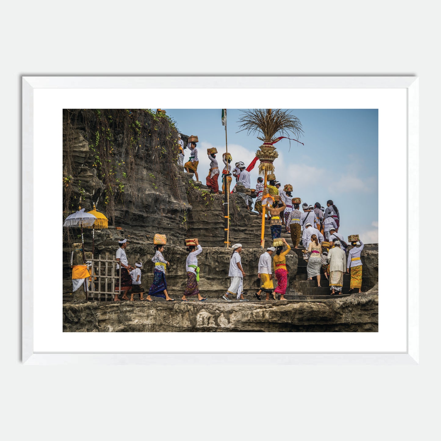 Tanah Lot Temple by Hugh Benson, High Quality Framed Photographic Print