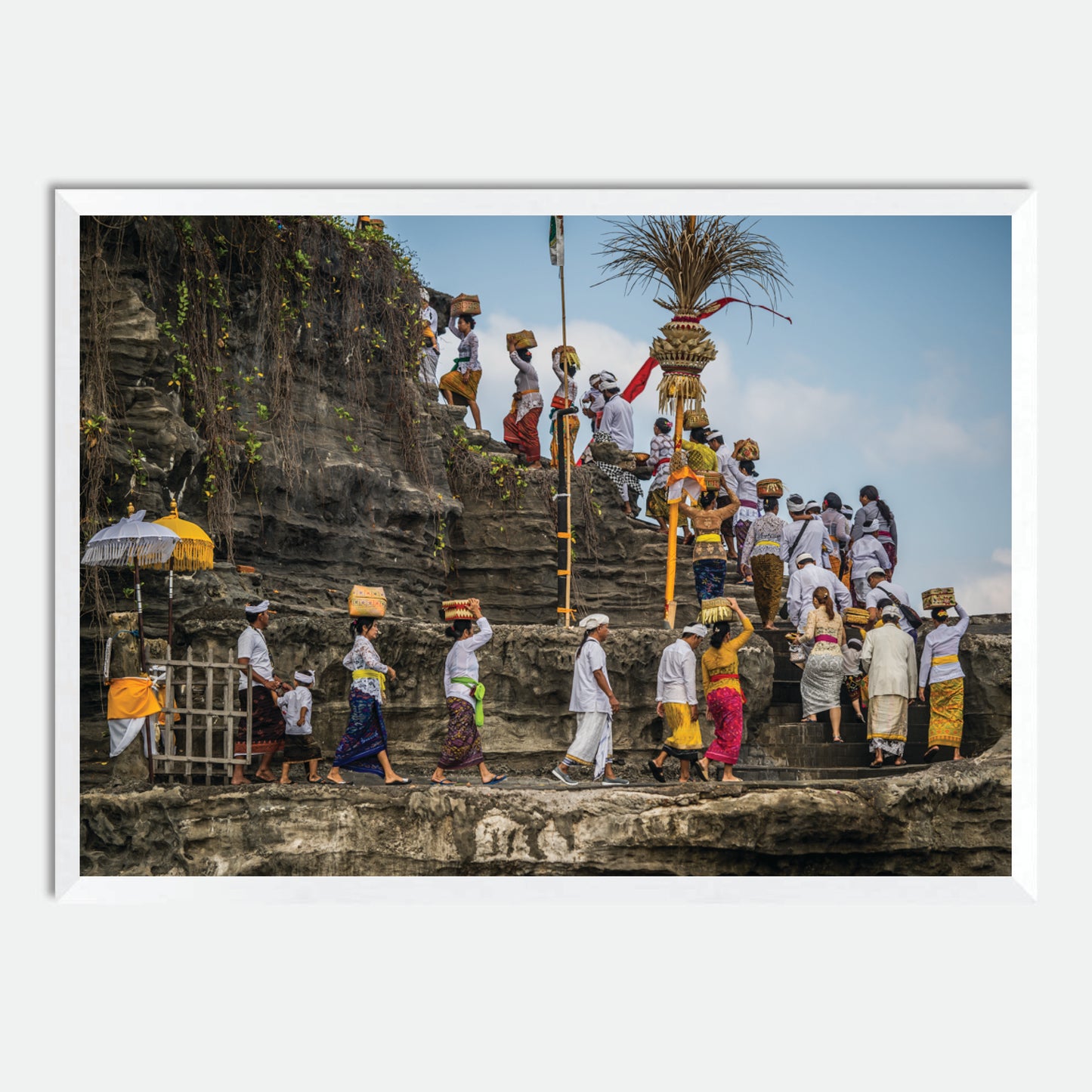 Tanah Lot Temple by Hugh Benson, High Quality Framed Photographic Print